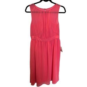 Tevolio Women's Soft Pink Sheath Dress Sleeveless Size 4